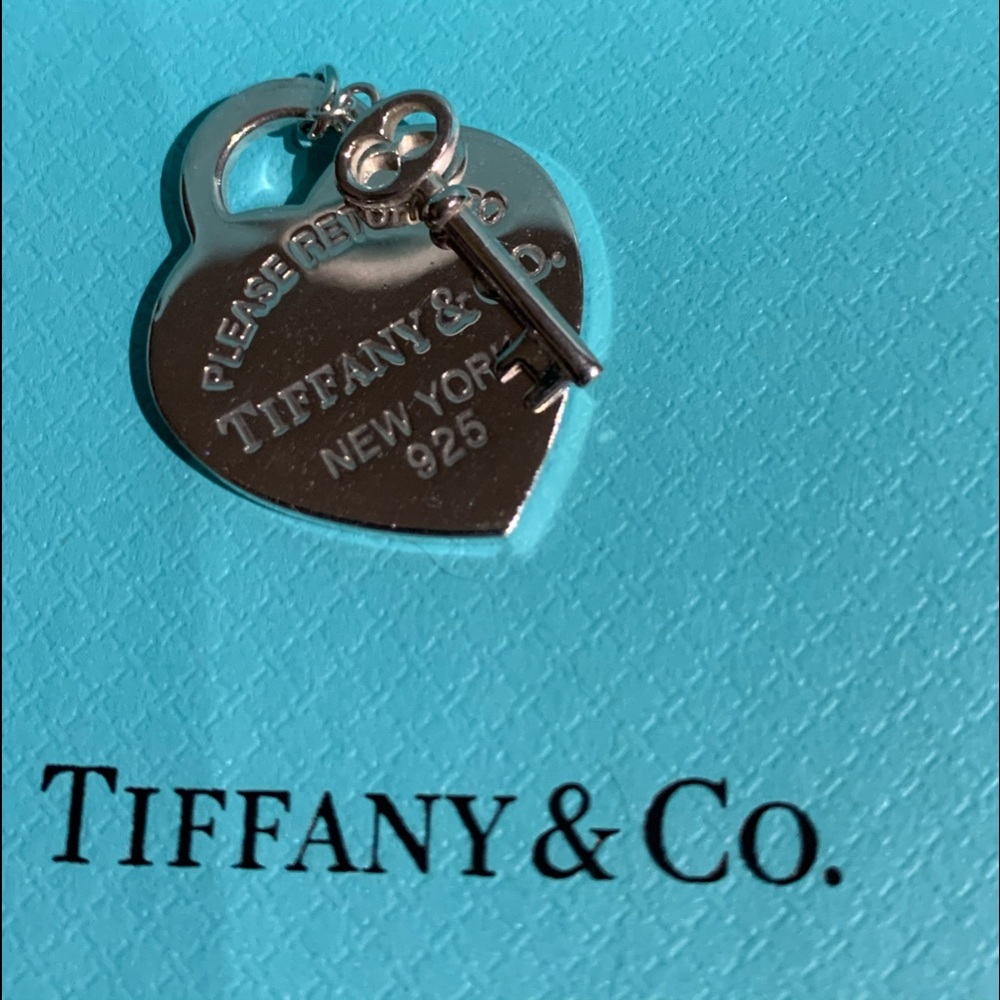 Tiffany & Co. Sterling Silver RTT Heart and Key